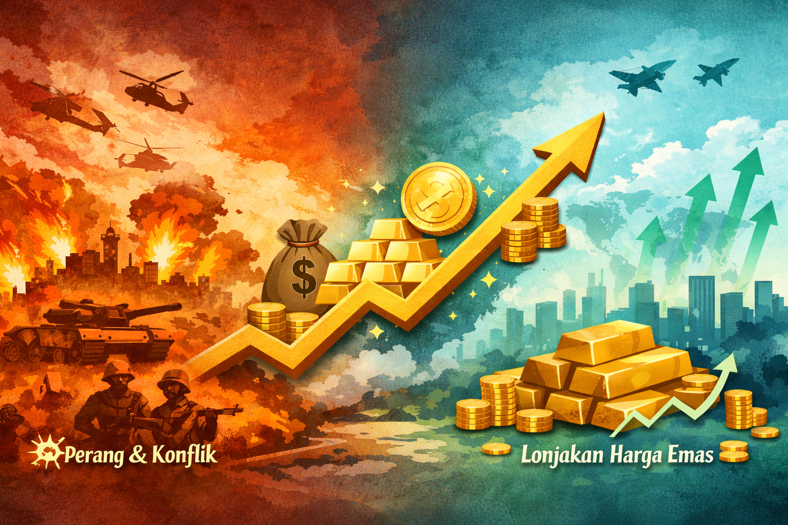 Efek Perang dan Harga Emas - FNA