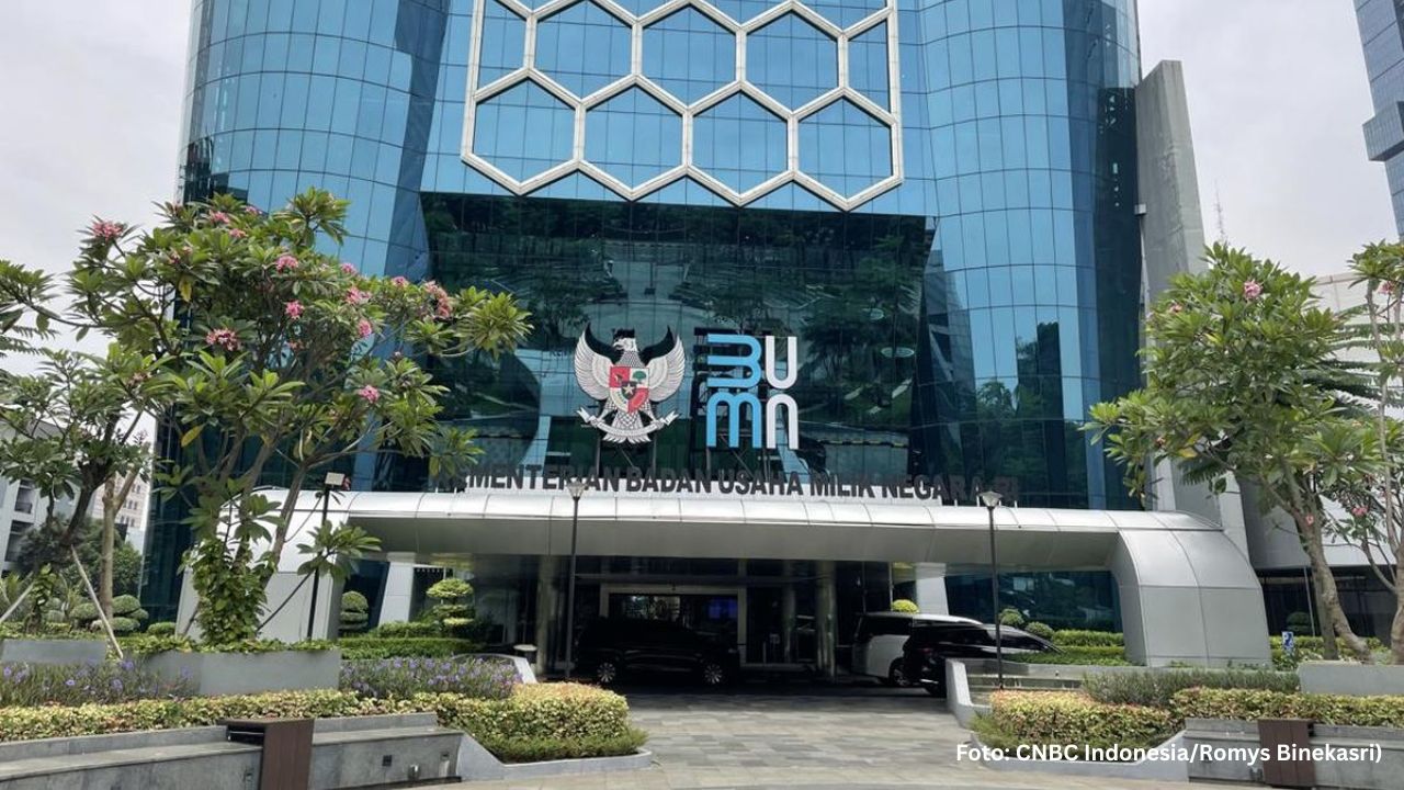 Kementerian BUMN | Foto: CNBC Indonesia/Romys Binekasri